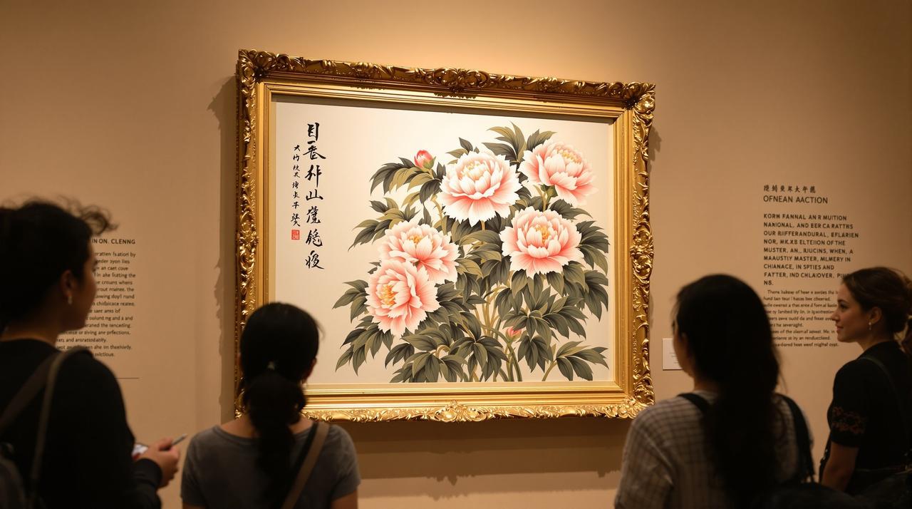 韩国影视 - 画中牡丹·历代名画赏析
